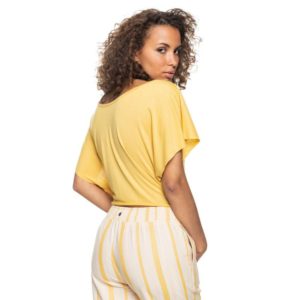 Roxy born to be crop top ERJZT05349 YHV0 yellow - Image 3