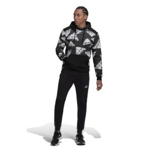 Adidas essentials brandlove hoodie  hk0369 black - Image 3