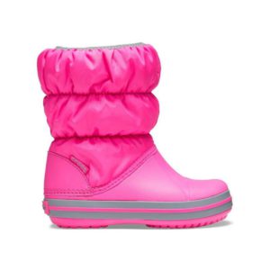 Crocs puff παιδικά μποτάκια 14613-6tr fuschia - Image 1