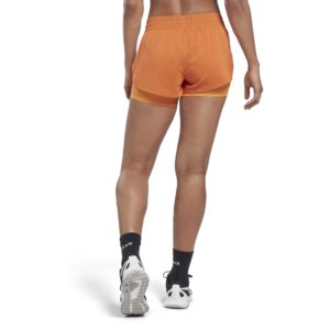 Reebok workout run 2 in 1 short  HT3702 burnt orange - Image 3