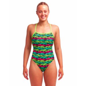 Funkita strapped in one piece γυναικείο μαγιο FKS034L71533 SPEED CHEAT multicolor - Image 1