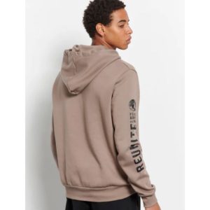 Body talk ανδρικό hoodie 1232-952625_00967 cigar - Image 4