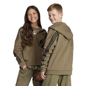 Adidas future icons 3str Full-Zip Hooded Track Top  IL3077  olive /black - Image 5