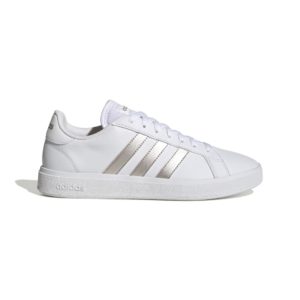 Adidas grand court base γυναικεία sneakers gw9263 white/platinum - Image 1