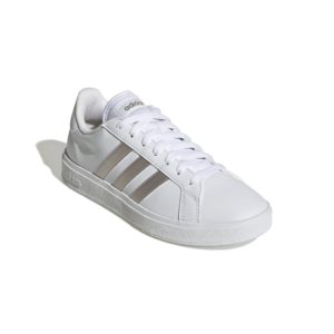 Adidas grand court base γυναικεία sneakers gw9263 white/platinum - Image 4