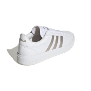 Adidas grand court base γυναικεία sneakers gw9263 white/platinum - Image 2