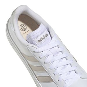 Adidas grand court base γυναικεία sneakers gw9263 white/platinum - Image 3