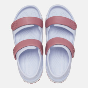 Crocs crocband cruiser sandal βρεφικά πέδιλα για κορίτσια 209424-5ah grey/pink - Image 4