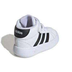 Adidas grand court mid toddler βρεφικά sneakers ie3866 white/black - Image 3