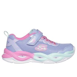 Skechers Lighted Gore & Strap Sparkle παιδικά παπούτσια με λαμπάκια 303717l/PWMT lilac - Image 1