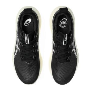 Asics gel nimbus 27 ανδρικά παπούτσια running 1011b958-002 black/ecru - Image 5