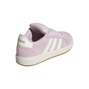 Adidas grand court k εφηβικά sneakers suede JP5895 pink/white/gumsole - Image 4