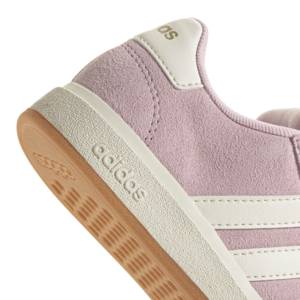 Adidas grand court k εφηβικά sneakers suede JP5895 pink/white/gumsole - Image 3