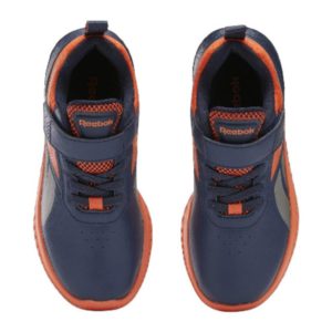 Reebok rush runner παιδικά παπούτσια running 100200971 navy/orange - Image 3