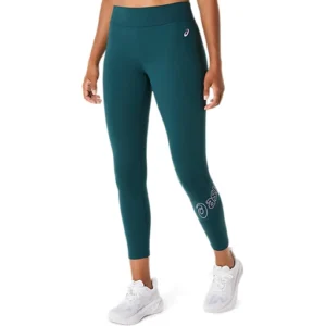 Asics women's tight logo γυναικείο κολάν 7/8 2032C943-300 tea green/pink - Image 1