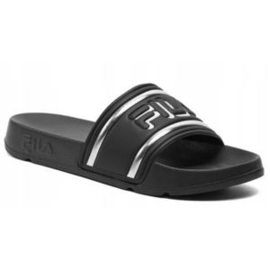Fila Morro bay logo γυναικεία slippers FFW0102.83162 black/silver - Image 1