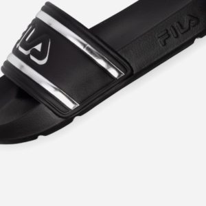 Fila Morro bay logo γυναικεία slippers FFW0102.83162 black/silver - Image 2