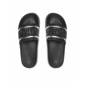 Fila Morro bay logo γυναικεία slippers FFW0102.83162 black/silver - Image 4