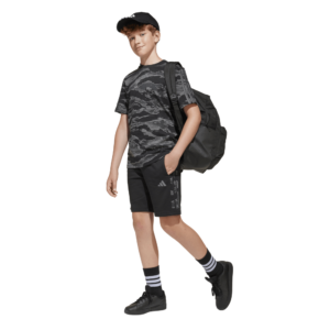 Adidas essential 3str camo graph  παιδική βερμούδα JC7498 black - Image 3