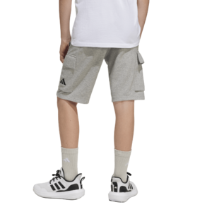Adidas essentials cargo shorts kids παιδική βερμούδα JE3973 grey melange - Image 5