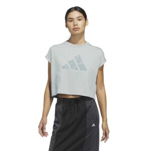 Adidas western florals big logo γυναικείο crop t-shirt veraman