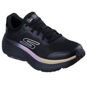 Skechers max cushioning endeavour γυναικεία παπούτσια 129470-bkpk black/pink